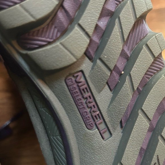 Merrell Women's Silversun Lace Waterproof Boot Purple Gray Size 9.5 - Picture 14 of 15